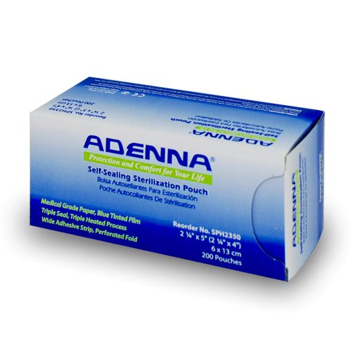 Adenna Sterilization Pouch 2-1/4 x 4, 12/CS